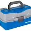 Flambeau 2 Tray Tackle Blue/Gray Hard Tackle Box