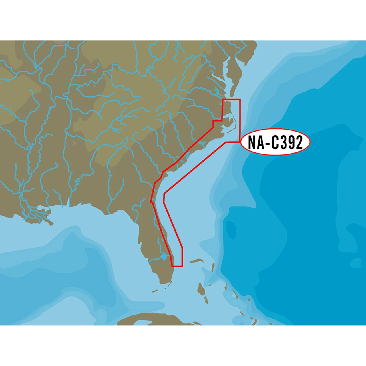 C-MAP NT+ NA-C392 - ICW: Norfolk To West Palm - FP-Card Format 1 C-MAP NT+ NA-C392 - ICW: Norfolk To West Palm - FP-Card Format