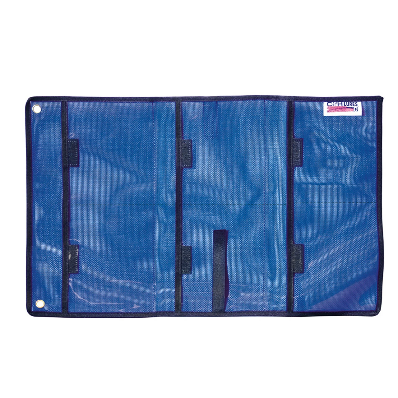 C&H Lures - Lure Bag, 14.25 In X 22.5 In / 36.8 Cm X 57.1 Cm, 6 Square Pockets - Lures Not Included 1 C&H Lures - Lure Bag, 14.25 In X 22.5 In / 36.8 Cm X 57.1 Cm, 6 Square Pockets - Lures Not Included