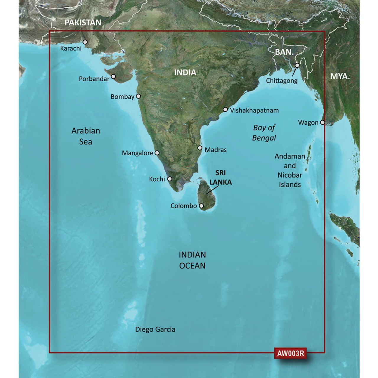 Garmin BlueChart G3 Vision HD - VAW003R - Indian Subcontinent - MicroSD/SD 1 Garmin BlueChart G3 Vision HD - VAW003R - Indian Subcontinent - MicroSD/SD