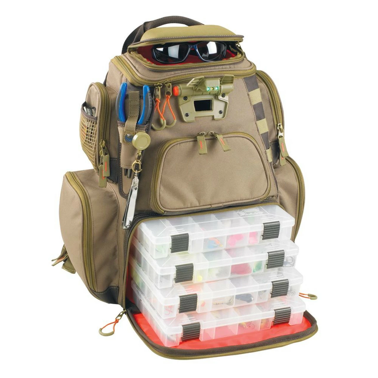 Wild River NOMAD Lighted Tackle Backpack W/4 PT3600 Trays - 46831 1 Wild River NOMAD Lighted Tackle Backpack W/4 PT3600 Trays - 46831