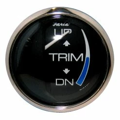 Faria Beede Instruments Faria Chesapeake Black 2" Trim Gauge (J/E/Suzuki Outboard)