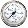 Faria Beede Instruments Faria Chesapeake White SS 2" Water Pressure Gauge (30 PSI)