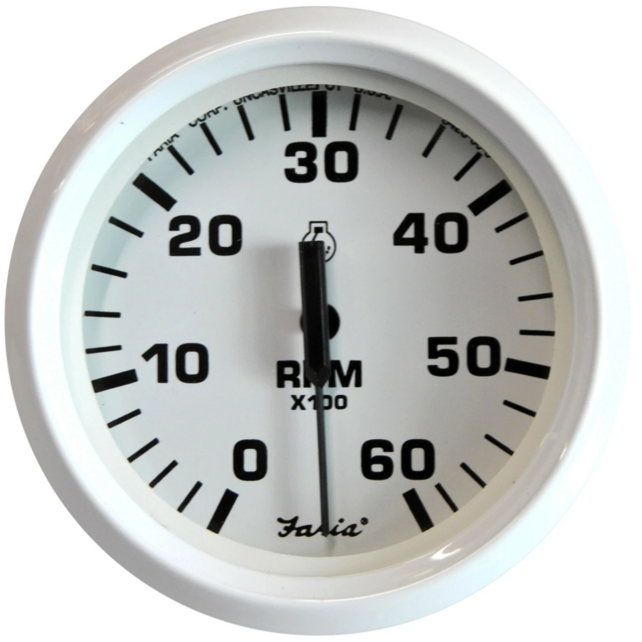 Faria Beede Instruments Faria Dress White 4" Tachometer - 6000 RPM (Gas) (Inboard & I/O) 1 Faria Beede Instruments Faria Dress White 4" Tachometer - 6000 RPM (Gas) (Inboard & I/O)
