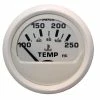 Faria Beede Instruments Faria Dress White 2" Water Temperature Guage (100-250F)