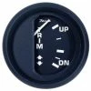 Faria Beede Instruments Faria Euro Black 2" Trim Gauge F/ Mercury / Mariner / Mercruiser / Volvo DP / Yamaha '01 And Newer