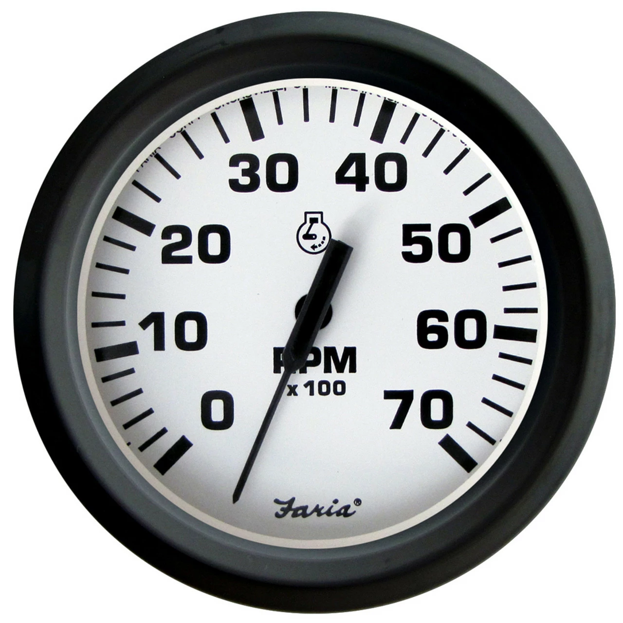 Faria Beede Instruments Faria Euro White 4" Tachometer 7000 RPM (Gas) (Outboards) 1 Faria Beede Instruments Faria Euro White 4" Tachometer 7000 RPM (Gas) (Outboards)