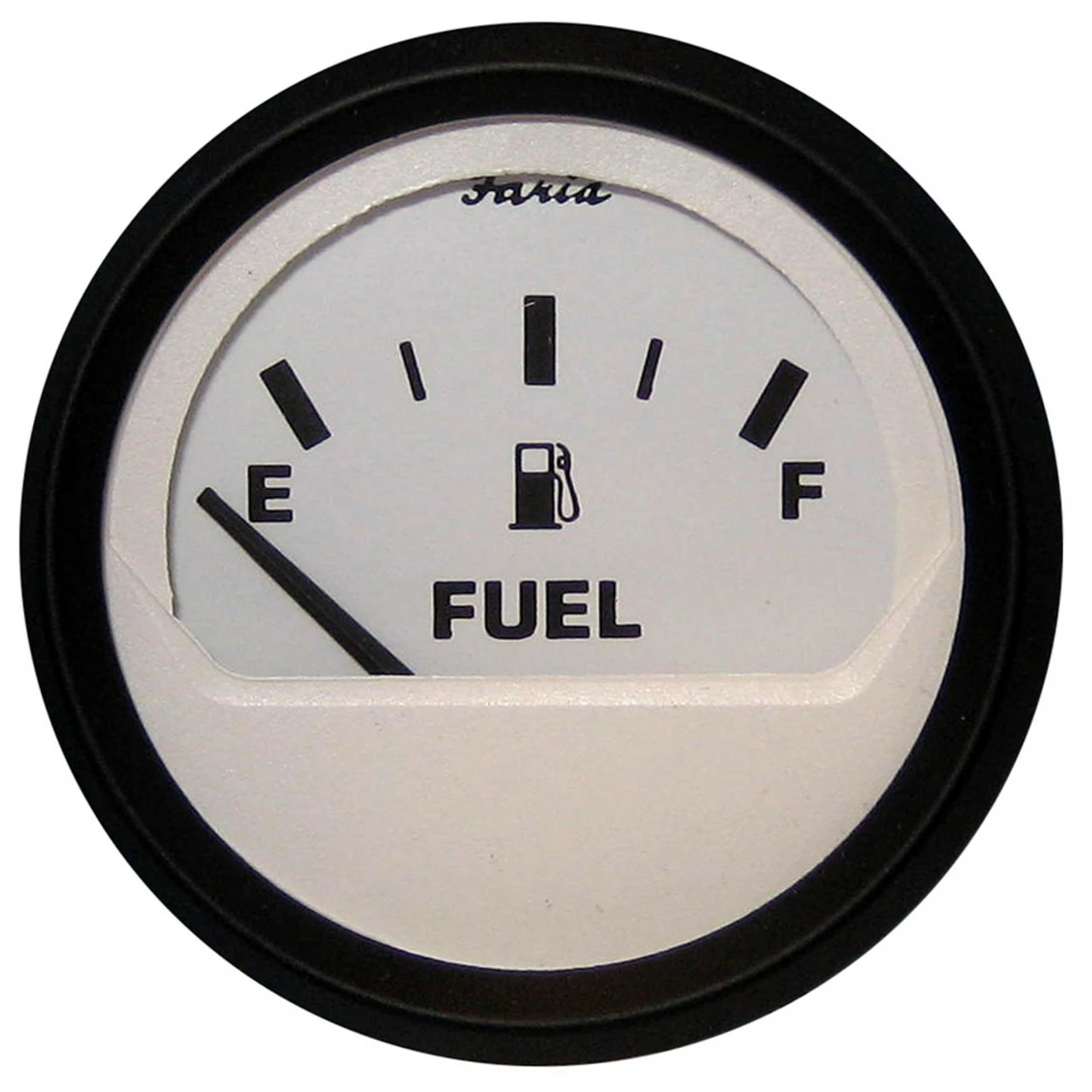 Faria Beede Instruments Faria Euro White 2" Fuel Level Gauge (E-1/2-F) 1 Faria Beede Instruments Faria Euro White 2" Fuel Level Gauge (E-1/2-F)