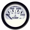 Faria Beede Instruments Faria Euro White 2" Water Temperature Gauge (100-250F)