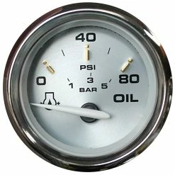 Faria Beede Instruments Faria Kronos 2" Oil Pressure Gauge - 80 PSI