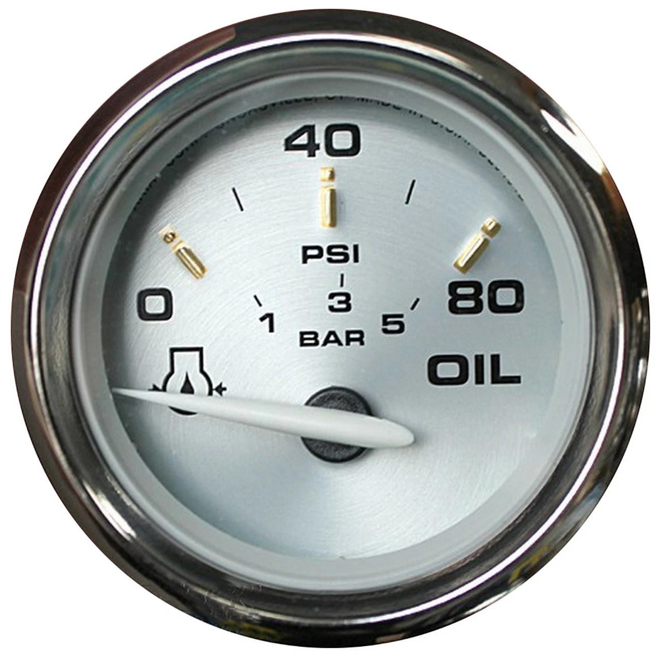 Faria Beede Instruments Faria Kronos 2" Oil Pressure Gauge - 80 PSI 1 Faria Beede Instruments Faria Kronos 2" Oil Pressure Gauge - 80 PSI