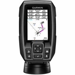 Garmin STRIKER 4 Fishfinder Worldwide Version W/77/200kHz - 4-Pin Transducer W/Transom & Trolling Motor Mounts
