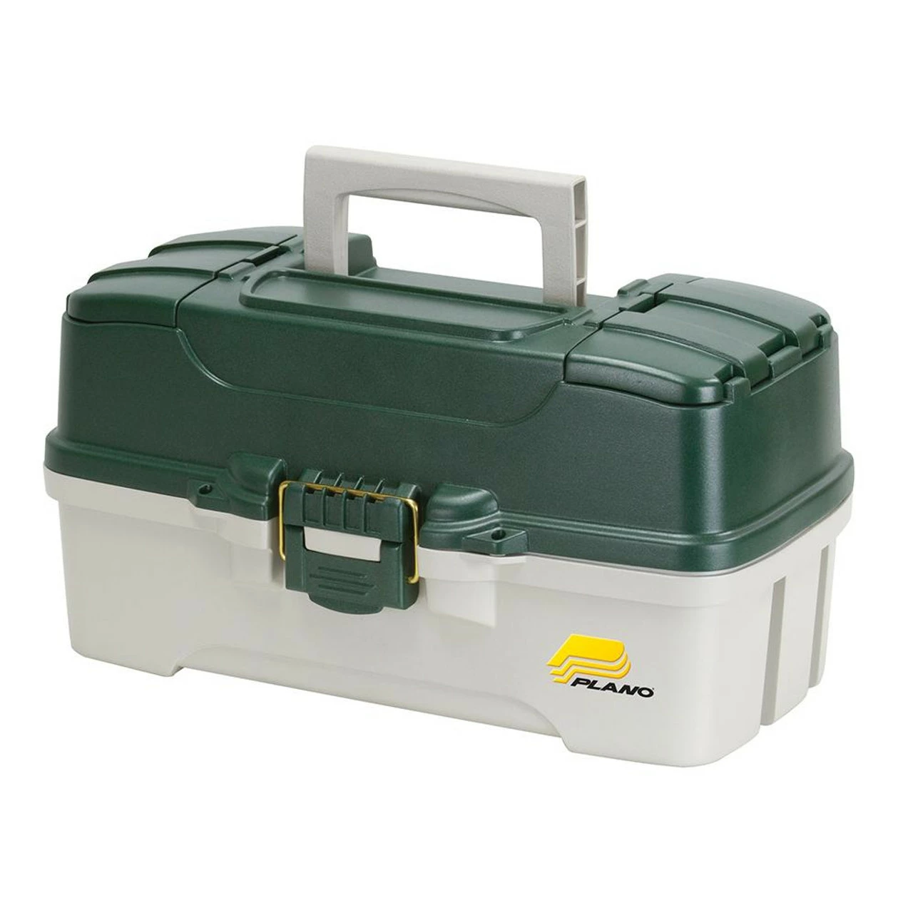 Plano 3-Tray Tackle Box W/Dual Top Access - Dark Green Metallic/Off White - PMC620306 1 Plano 3-Tray Tackle Box W/Dual Top Access - Dark Green Metallic/Off White - PMC620306