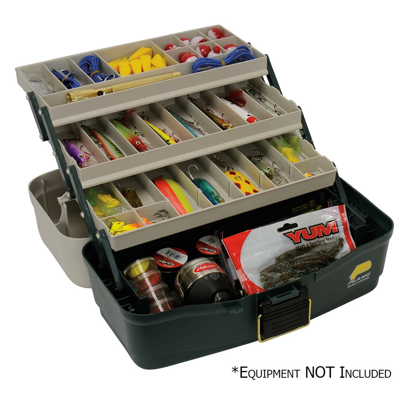 Plano Three-Tray Fixed Compartment Tackle Box 1 Plano Three-Tray Fixed Compartment Tackle Box