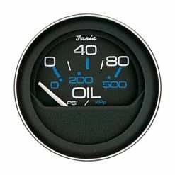 Faria Beede Instruments Faria Coral 2" Oil Pressure Gauge (80 PSI)