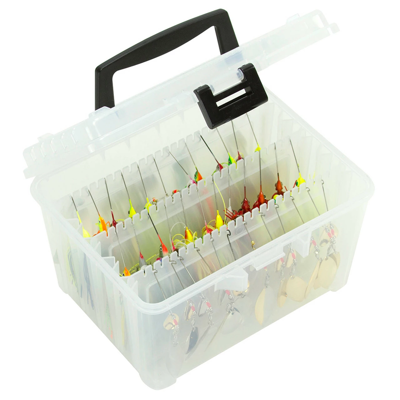 Plano Hydro-Flo Spinnerbait Box - Clear 1 Plano Hydro-Flo Spinnerbait Box - Clear