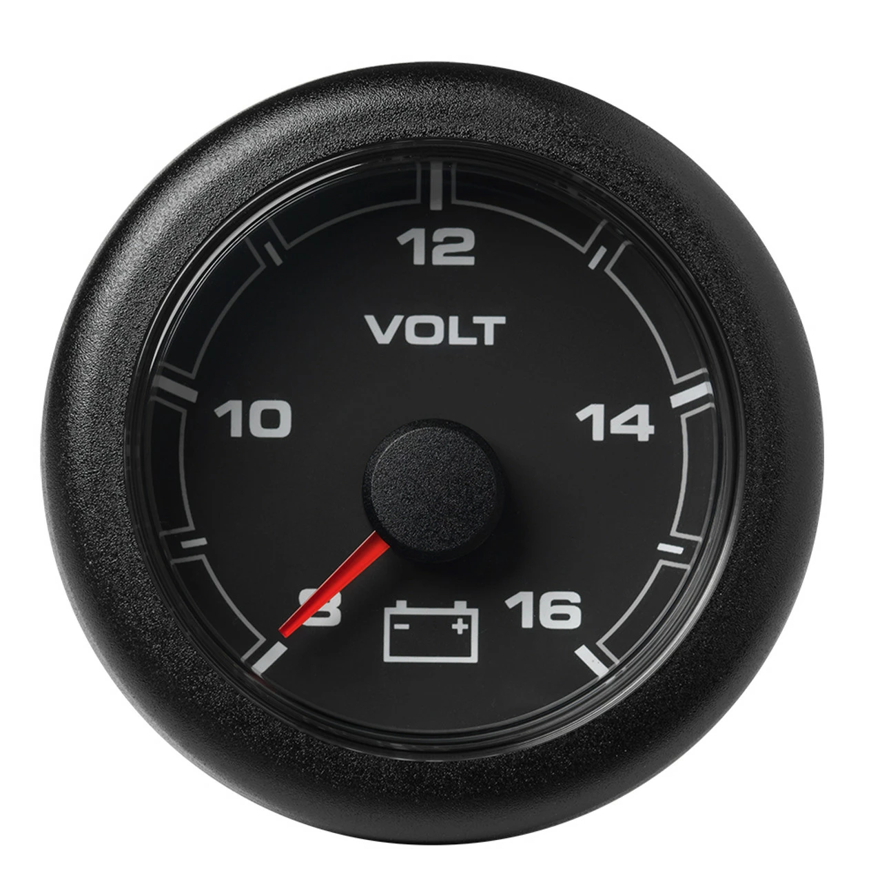 Veratron 52MM (2-1/16") OceanLink Battery Voltage Gauge - 8 To 16 V - Black Dial & Bezel 1 Veratron 52MM (2-1/16") OceanLink Battery Voltage Gauge - 8 To 16 V - Black Dial & Bezel