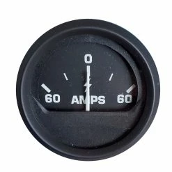 Faria Beede Instruments Faria Euro Black 2" Ammeter Gauge (60-0-60 AMP)