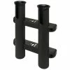 Sea Dog Sea-Dog Two Pole Side Mount Rod Storage Rack - Black