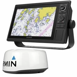 Garmin GPSMAP 1242xsv Keyed Networking Combo W/GMR 18 HD+ Dome Radar