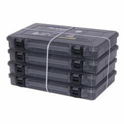 Plano KVD 4-Pack 3700 Stowaway Smoke W/Black Latches