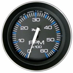 Faria Beede Instruments Faria Coral 4" Tachometer 6000 RPM (Gas) (Inboard And I/O)