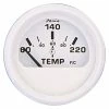 Faria Beede Instruments Faria Dress White 2" Cylinder Head Temperature Gauge (60 - 220 F)