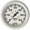 Faria Beede Instruments Faria Dress White 4" GPS Speedometer - 60 MPH