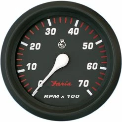 Faria Beede Instruments Faria Professional Red 4" Tachometer - 7,000 RPM