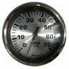 Faria Beede Instruments Faria Spun Silver 4" Tachometer (7000 RPM) (Outboard)