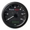Veratron 4-1/4" (110MM) ViewLine GPS Speedometer 0-12 KNOTS/KMH/MPH - 8 To 16V Black Dial & Bezel