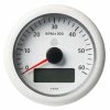 Veratron 3-3/8" (85MM) ViewLine Tachometer W/Multi-Function Display - 0 To 6000 RPM - White Dial & Bezel