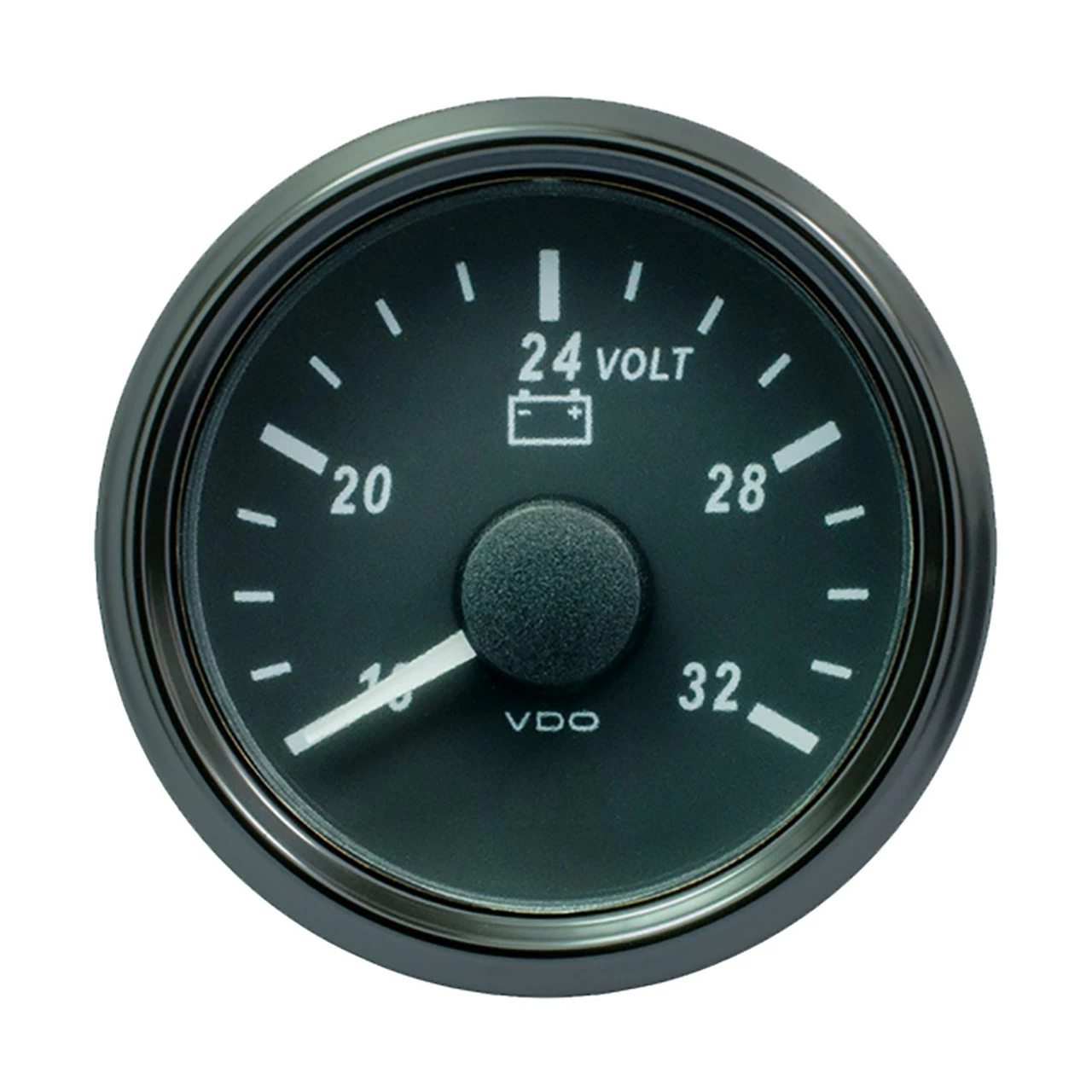 VDO SingleViu 52mm (2-1/16") Voltmeter F/24V Systems - 32V 1 VDO SingleViu 52mm (2-1/16") Voltmeter F/24V Systems - 32V