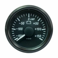 VDO SingleViu 52mm (2-1/16") Ammeter - 150 AMP