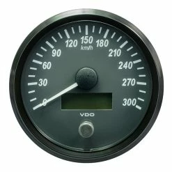 VDO SingleViu 100mm (4") Speedometer - 300 KM/H