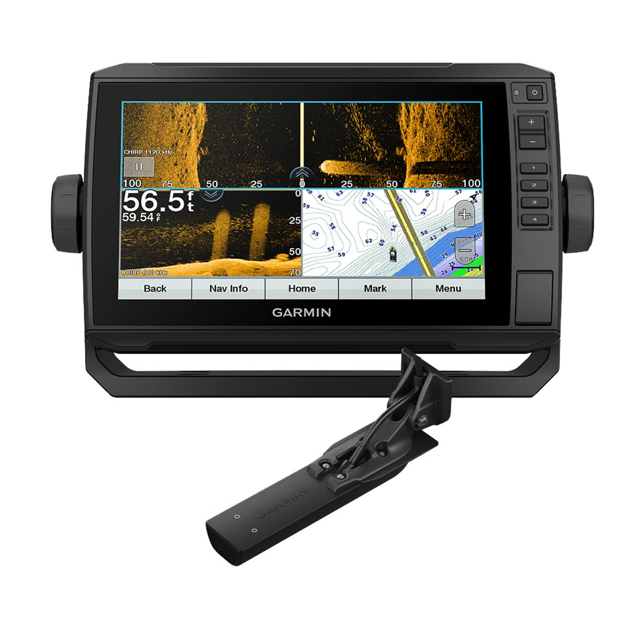 Garmin ECHOMAP UHD 93sv Combo GPS/Fishfinder - Preloaded US LakeVü G3 W/GT56UHD-TM 1 Garmin ECHOMAP UHD 93sv Combo GPS/Fishfinder - Preloaded US LakeVü G3 W/GT56UHD-TM