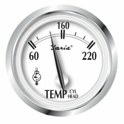 Faria Beede Instruments Faria Newport SS 2" Cylinder Head Temperature Gauge W/Sender - 60 To 220 F
