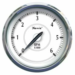 Faria Beede Instruments Faria Newport SS 4" Tachometer F/Gas Inboard/Outboard - 0 To 6000 RPM