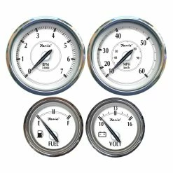 Faria Beede Instruments Faria Newport SS Outboard 4 Gauge Box Set