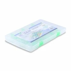 HI-SEAS Hi Seas - Tackle Box,13.75 X 8.5 X 1.38 In / 35 X 21.6 X 3.5 Cm, 17 Moveable Dividers