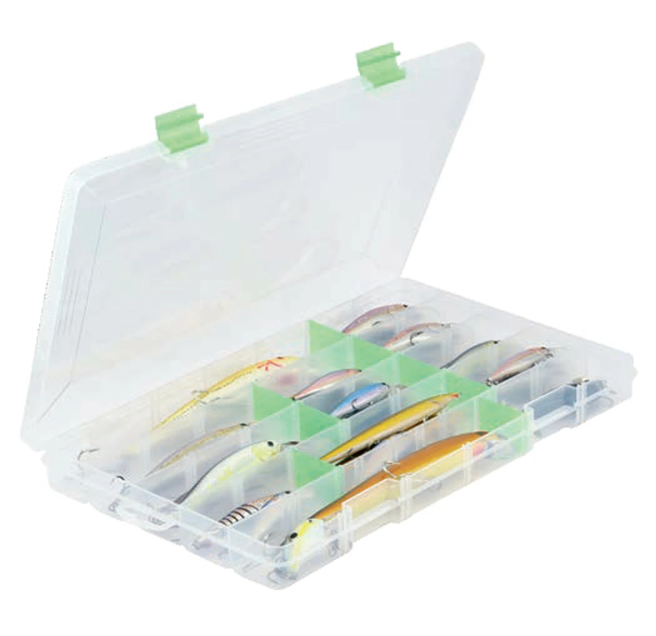 HI-SEAS Hi Seas - Tackle Box,13.75 X 8.5 X 1.38 In / 35 X 21.6 X 3.5 Cm, 17 Moveable Dividers 2 HI-SEAS Hi Seas - Tackle Box,13.75 X 8.5 X 1.38 In / 35 X 21.6 X 3.5 Cm, 17 Moveable Dividers - Image 2