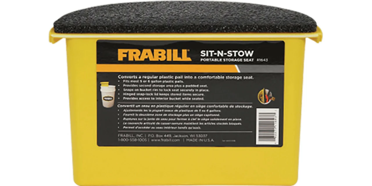 Frabill Sit-N-Stow - Bucket Seat 1 Frabill Sit-N-Stow - Bucket Seat