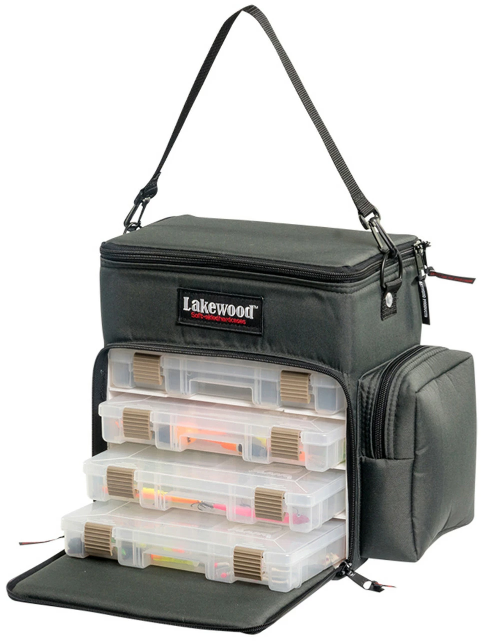 Lakewood - Mini Magnum Tackle Storage Box - Gray 1 Lakewood - Mini Magnum Tackle Storage Box - Gray